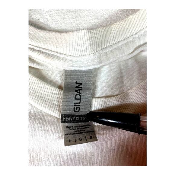 Aerosmith Aero Force One Graphic Rock Tee White Short Sleeve T-Shirt Large - Picture 4 of 5